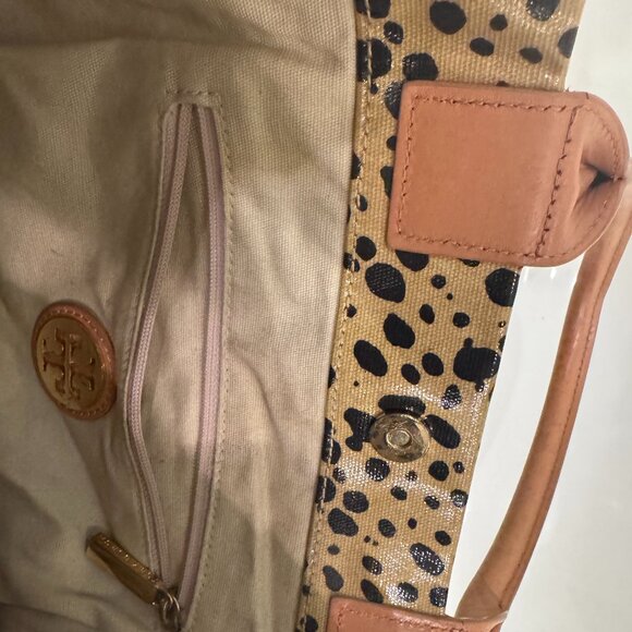 Tory Burch Ella  animal print tote - Picture 2 of 5